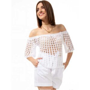 Γυναικεία μπλούζα με loose πλέξη, ΤΜ0150, chic & chic 1