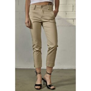 Γυναικείο υφασμάτινο παντελόνι, maya mt pants, wp n pnt s21 006 beige