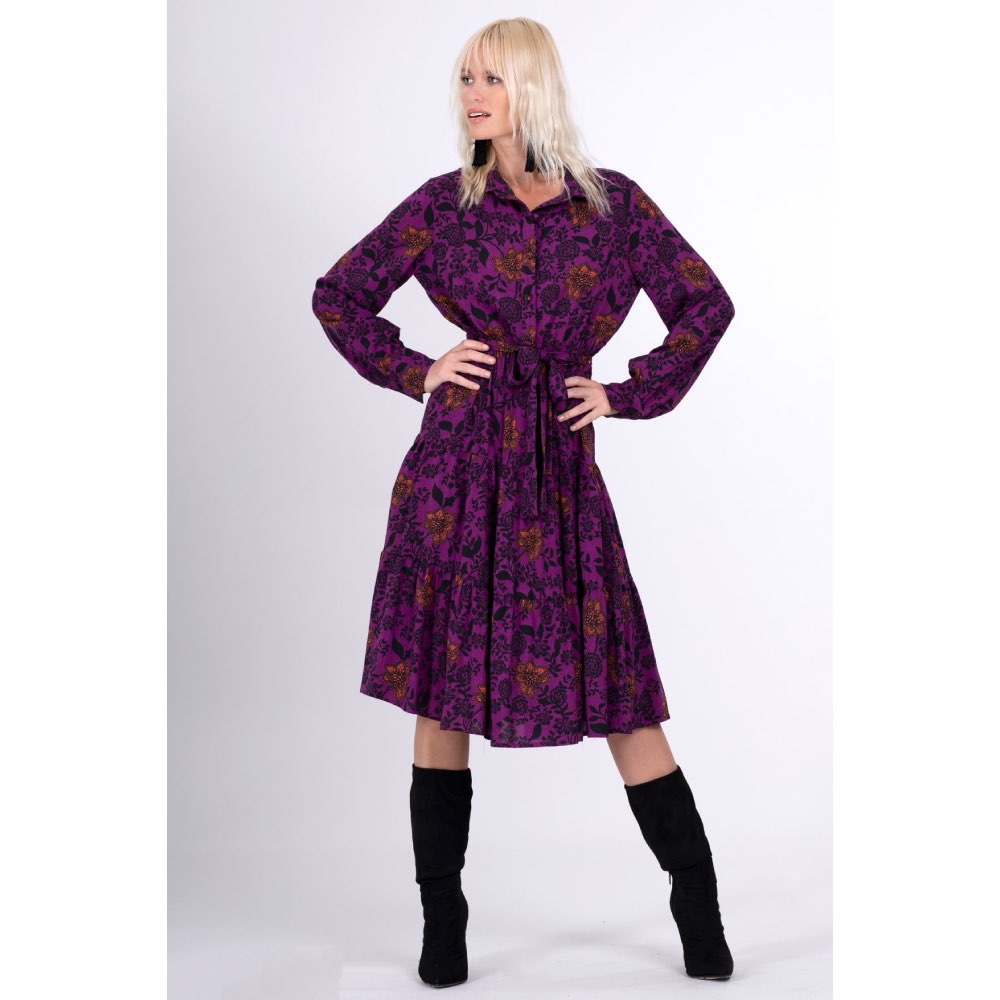 Σεμιζιέ φλοράλ φόρεμα, Chic & Chic