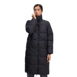 Bomina μακρύ μπουφάν, μαύρο, Chic & Chic3 Bomina μακρύ μπουφάν, μαύρο, Chic & Chic