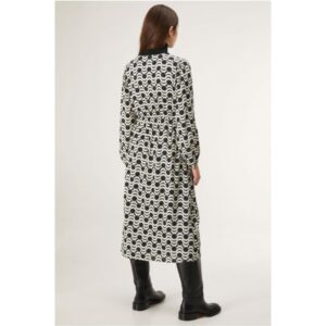 Midi vintage φόρεμα με V, Chic & Chic