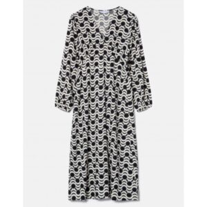 Midi vintage φόρεμα με V, Chic & Chic