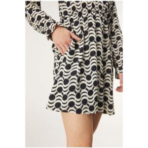 Μίνι vintage φόρεμα με V, Chic & Chic1 Μίνι vintage φόρεμα με V, Chic & Chic